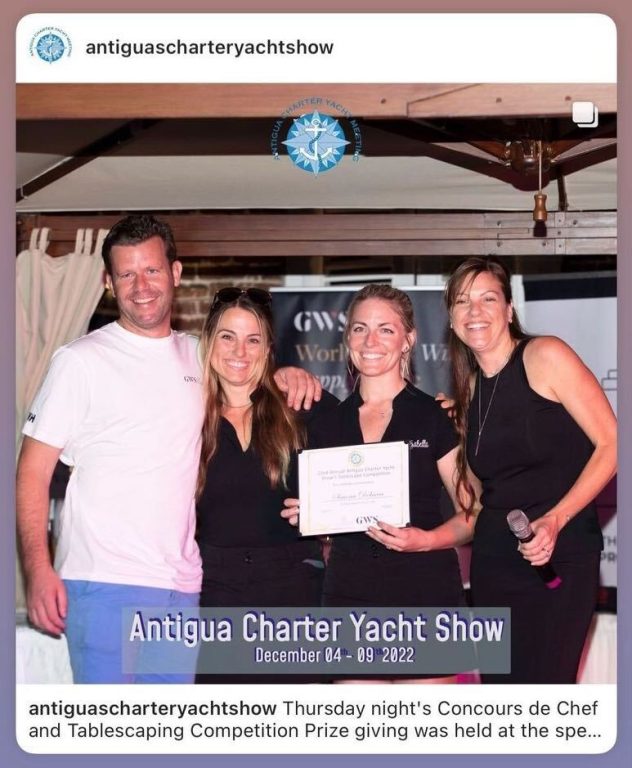 Liam Steevenson judge of the Antigua Yacht Show Chef Competition